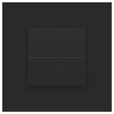 Niko dimmer switch for Hue system, Niko Pure steel black coated