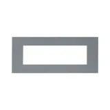 SMART EASY S44 TECHNOPOLYMER PLATE, GREY COLOUR - MATT FINISH - 7 MOD.