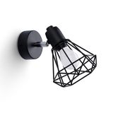 WALL LAMP ARTEMIS 1 BLACK E14 1X40 IP20