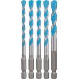 EXPERT HEX-9 MultiConstruction Drill Bit Set 5,5/6/6/7/8 mm 5-pc