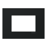 Frame - 1-gang / 3-modules - Niessen logo - S - Matt Black