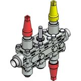 Valve station, ICF 20-6-3RB, 32 mm, Connection standard: EN 10220