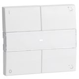 COV PLAT F/DIMMER SWITCH WHITE