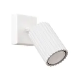 SINGLE WALL LAMP CARBON WHITE WITH MOVABLE LAMP FOR GU10