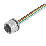 Built-in plugs, 7/8", Mounting thread: M26 x 1.5, Number of poles: 4, Strand / cable length: 0.2 m