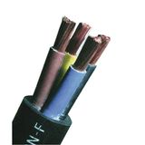 Rubber Sheated Cable H07RN-F 4G16 black, fine stranded,VDE (The price is shown without markup on metals. Request a quote for accurate information)