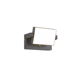 Kansas LED wall lamp anthracite motion sensor