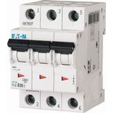 PL6-B20/3 Miniature circuit breaker (MCB), 20 A, 3p, characteristic: B