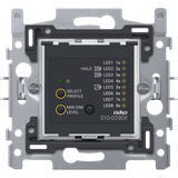 Base for universal push button dimmer PLC interference suppression 3 – 300 W, 2 wire