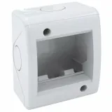 Industrial wall-mounted enclosures IP40 - RAL 7035 - 2  modules