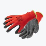 RODER latex-coated protective gloves red/black 11