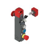 NG series safety switch with lock and integrated control devices, with actuator