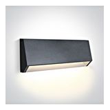 67386C/AN/V ANTHRACITE WALL LIGHT 4W CCTV DARK LIGHT IP65