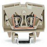 Through Terminal Block 2-Conductor Miniature 2.5mm² Light Gray 264-120