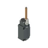 Position switch with porcelain roller lever