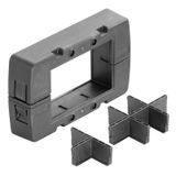 Frame, Cabtite (cable entry system), Polyamide, glass fibre-reinforced, Deep black, Height: 64 mm, Width: 106 mm, Depth: 24.2 mm, -40 °C…120 °C, IP66