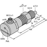 Flow Monitoring Immersion Sensor with Integrated Processor   FCS-GL1/2A4-AP8X-H1141/D090