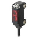Photoelectric sensor, side view, limited 5-15mm, Dark-ON, PNP, 2m cable (requires M3 screw & bracket) E3T 1298A