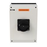 P3 Insulated enclosure, 80 A,Surface mounting, 4 pole, Form I5-SI, Bla