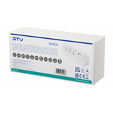 Furniture socket BASCO, 3xSHUKO, USB A+C, cable 1.5 m, white