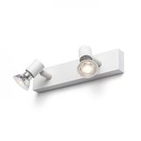 TRICA II wall white 230V GU10 2x25W