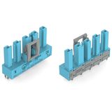 Socket for PCBs straight 5-pole blue