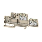 Pluggable terminal, SNAP IN, dark beige, 2.5 mm², 24 A, 800 V, Number 
