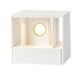 Outdoor Wall Light with CREE LED 2x3W IP54 Matt White THORGEON