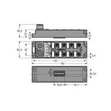 Fieldbus I/O module PROFIBUS-DP 12 digital pnp inputs   FLDP-IOM124-0002(A2)