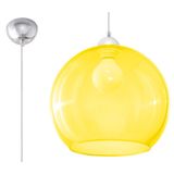 HANGING LAMP BALL YELLOW E27 1X60W IP20