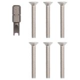 Kit of 6 screws + key Pixel Up inox
