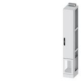 Transformer cabinet safety class 1, IP30 h=1950 w=300 d=400 sheet metal door open sidewalls The