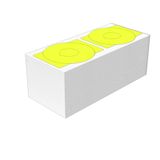 SwitchMark, Device markers, 60 x 60 mm, yellow