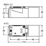 Capacitive Sensor   BC20-CP40-VP4X2
