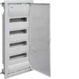 Emp. box hollow golf wall VH, 4 rows, 48M, with white opaque door