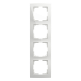 Cover frame 4-gang alpine white - Basic55 2514-944-507