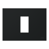 Frame - 1-gang / 1-module - ABB logo - Matt Black