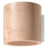 WALL LAMP ORBIS NATURAL WOOD G9 1X40W IP20