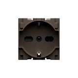 L.NOW - UNEL SOCKET + 10/16A BRONZE