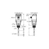 Level Sensor With Analog Output and 2 ×  Switching Outputs   LS-551-0400-LIU22PN8X-H1151