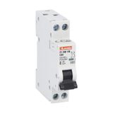 Miniature circuit breaker, 1P+N - 6kA. 1 module, characteristic C, 16A