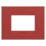 GEO PLATE 3-GANG RUBY GW16403VR