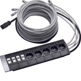 Pre-equiped outlet box f. design pacpost