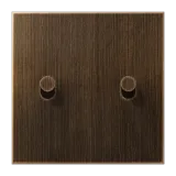 Centre plate 1-gang 2 toggle