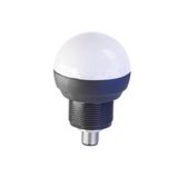 DOMELED_50, ø50mm (1.97"), 180°, ~1,5W(R)/1,3W(G)/1,7W(B)/1,3W(G)/1,8W(W), 24V DC