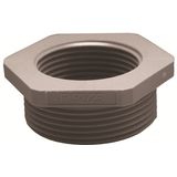 Reducer Polyamide 6 with 25 Percent Glass Fibre M50-M25 Grey RAL 7035
