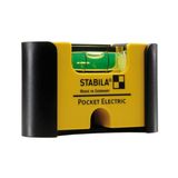 18115 Stabila MINI spirit level Pocket Electric with belt clip SB card