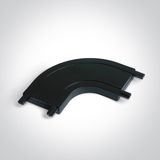 43004FG/B ROUND CORNER 90° FOR FLAT MAGNETIC PROFILE