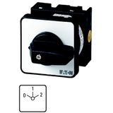 T0-3-8451/E Changeoverswitches, T0, 20 A, flush mounting, 3 contact unit(s), Contacts: 6, 60 °, maintained, With 0 (Off) position, 0-1-2, Design number 8451
