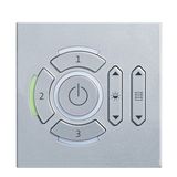 ED-CCS 01/02/03 a+e - Control point, square-edge silver